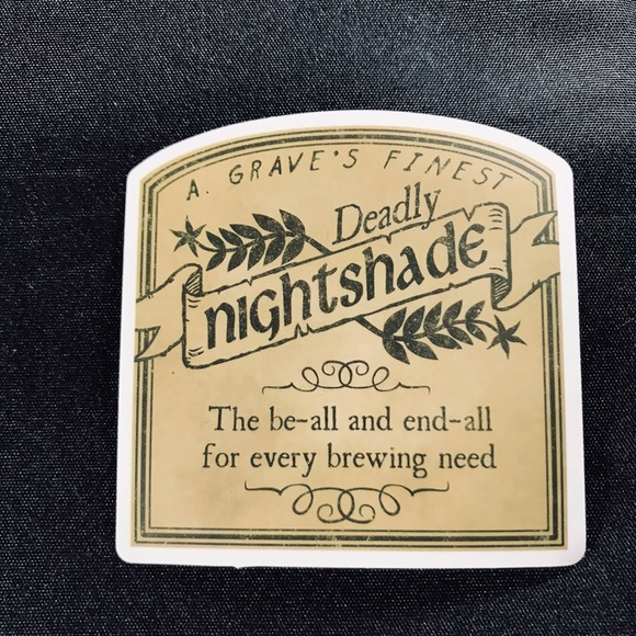 Nightshade witchy Sorceress Supreme Potion B0ttle Label Sticker - Picture 3 of 7